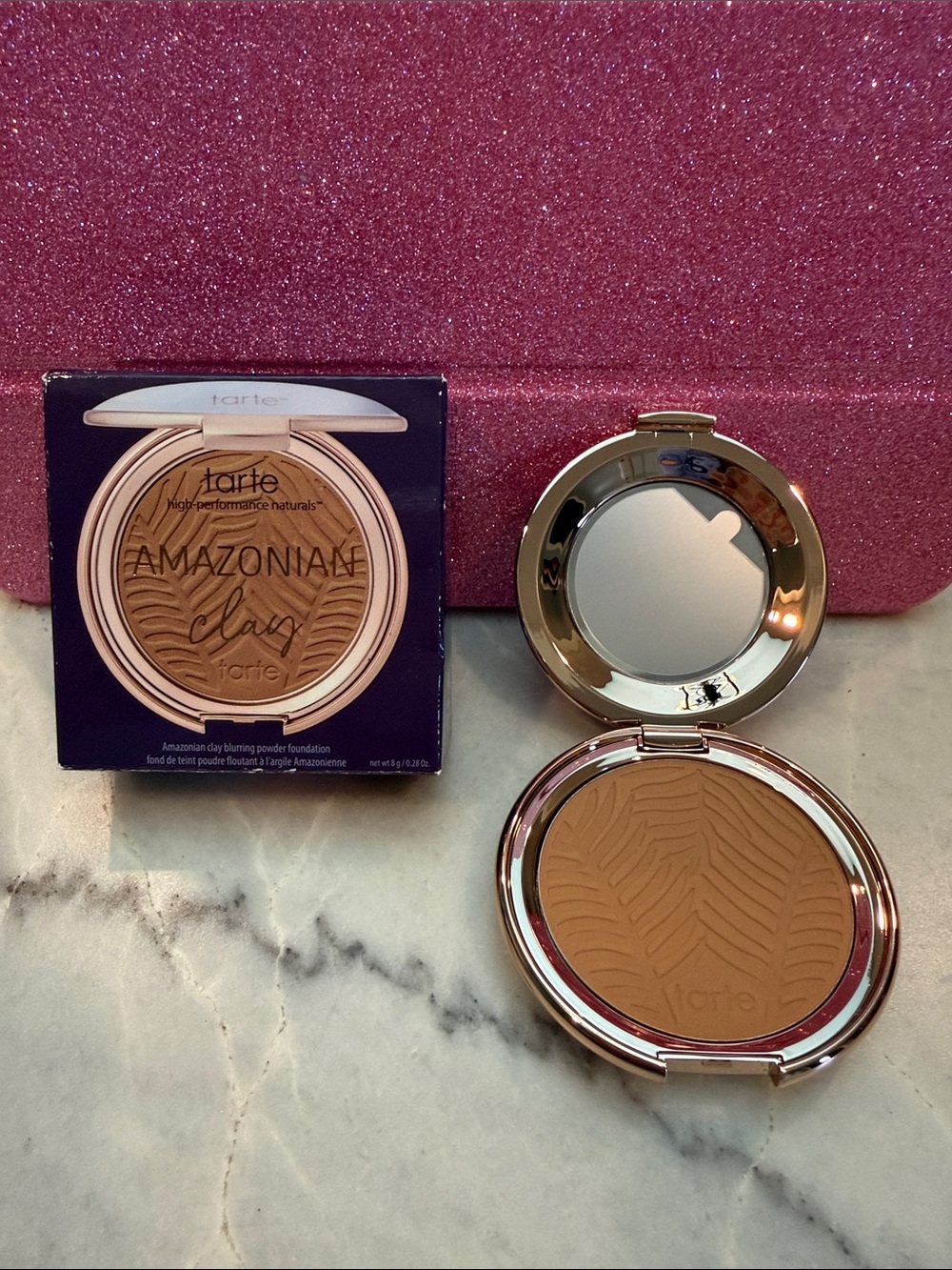 tarte Amazonian Clay Powder Foundation – Tan deep neutral 46N